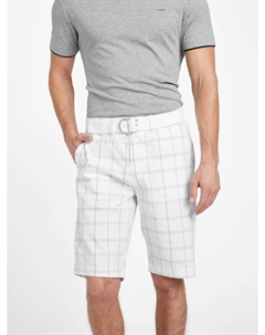 Шорты в клетку Abel, цвет pure white Guess factory