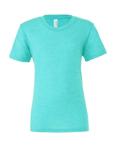 Футболка Triblend, цвет sea green triblend Bella+canvas