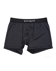 Мужские трусы-боксеры в полоску, угольно-серого цвета Papi