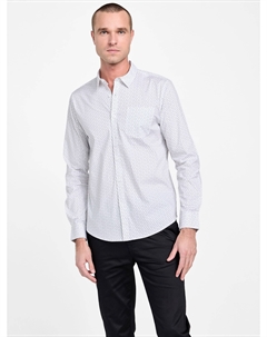 Поплиновая рубашка с принтом «Wally», цвет pure white Guess factory