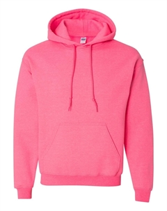 Толстовка с капюшоном Heavy Blend, цвет safety pink Gildan