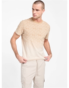 Футболка с круглым вырезом и логотипом Gael, цвет toasted taupe Guess factory