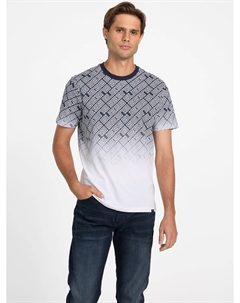 Футболка с круглым вырезом и логотипом Gael, цвет planetary blue Guess factory