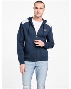 Толстовка Eco David с цветными блоками на молнии, цвет total lunar eclipse Guess factory