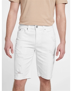 Шорты Эбби Деним, цвет white destroy wash Guess factory