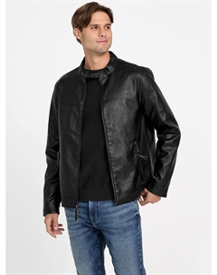 Куртка байкера из искусственной кожи Rickie, черный Guess factory