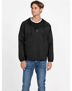 Толстовка с капюшоном на молнии от Anthony, черный Guess factory