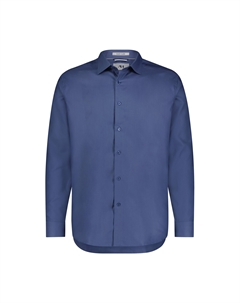 Рубашка из бамбукового тенселя-стрейча, индиго American heritage