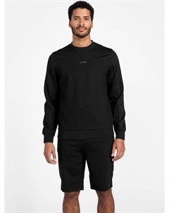 Толстовка с сетчатым логотипом Mack, черный Guess factory