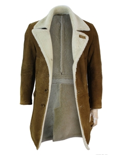 Пальто из овчины «Crombi», коричневый Truclothing