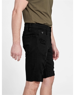 Джинсовые шорты Clark Destroyed, цвет black destroy Guess factory
