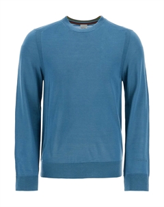 Мужская рубашка из мериносовой шерсти с джерси, зеленый Paul smith