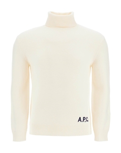 Мужской пуловер Walter с высоким воротом APC, белый A.p.c.