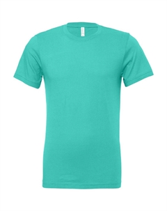 Футболка унисекс из джерси, цвет teal Bella+canvas