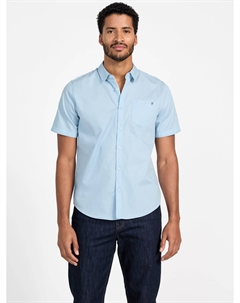 Текстурированная рубашка Wayne, цвет remarkable blue Guess factory