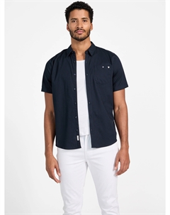 Текстурированная рубашка Wayne, цвет daring ocean Guess factory