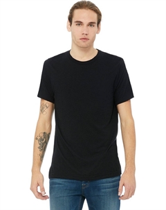 Мужская футболка с круглым вырезом и коротким рукавом из парусины Triblend Bella+canvas