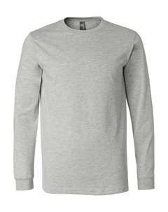 Футболка с длинным рукавом Heather CVC, цвет athletic heather Bella+canvas