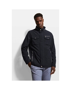 Длинная куртка, с капюшоном, со складным капюшоном, цвет морской волны Bugatti