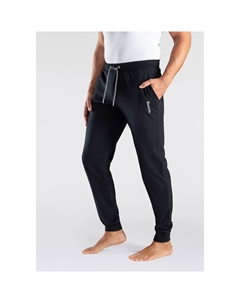 Спортивные брюки для отдыха, спортивные штаны на кулиске из смесового хлопка Loungewear, черный Bench