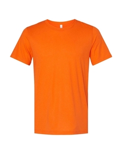 Футболка Triblend, цвет solid orange triblend Bella+canvas