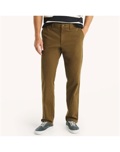Мужские брюки Classic Fit Twill, темно-оливковый Nautica