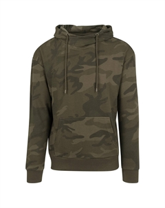 Толстовка с капюшоном " Men's High Neck Camo Hoody", оливковый Urban classics