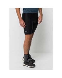 Велосипедные шорты "MOROBBIA PADDED SHORTS M", черный Jack wolfskin