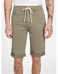 Трикотажные джинсовые шорты Eco Linus, светло-зеленый Guess factory