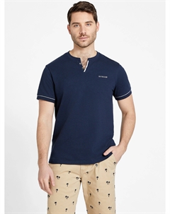 Футболка Eco Ricardo Henley, цвет suiting blue Guess factory