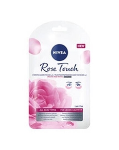 Увлажняющая гидрогелевая маска для кожи под глазами Rose Touch Nivea