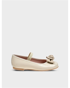 Лаковые туфли с розочкой Pretty ballerinas