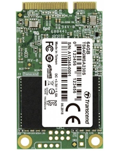Твердотельный накопитель (SSD) 64Gb MSA230S, mSATA, SATA3 (TS64GMSA230S) Transcend