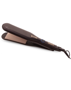 Щипцы-гофре Vitek VT-2502, 220°C, 62 Вт, турмалиновое покрытие, режимов: 1, петля для подвешивания, 1.8 м, коричневый (VT-2502)