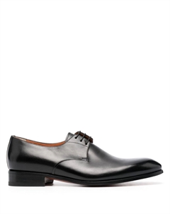 Классические ботинки-дерби, черный Santoni