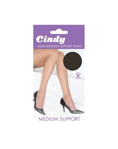 Колготки средней плотности (1 пара), черный Cindy