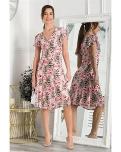 Сетчатое платье миди Grace, розовый Jolie moi