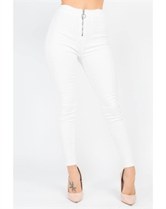 Джинсы с высокой талией, белый Fashnzfab