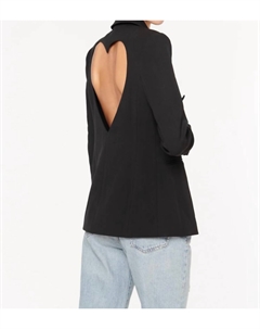 Женский блейзер Yoon Heart Cut Out черного цвета Cami nyc