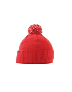 Шапка «Снежная звезда», красный Beechfield®