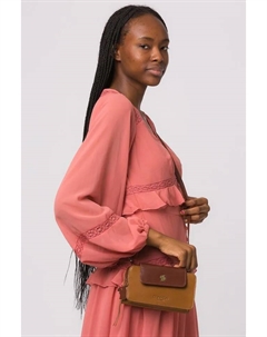 Кожаный клатч через плечо 'Little Wonder', бежевый Conkca london