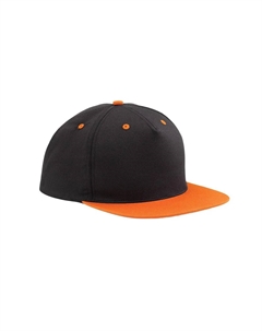 Кепка Snapback с контрастными 5 панелями, черный Beechfield®