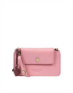 Кожаный клатч через плечо 'Little Wonder', розовый Conkca london