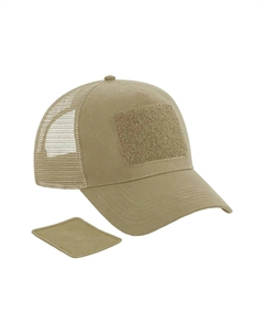 Кепка Snapback Trucker с нашивкой, коричневый Beechfield®