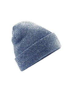 Оригинальная зимняя шапка-бини с манжетами, темно-синий Beechfield®