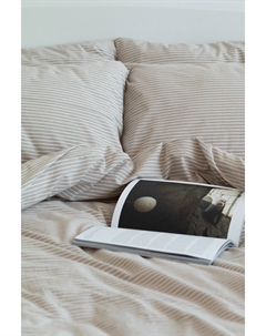 Комплект постельного белья из варного хлопка 15 спальный бежевый Laredoute