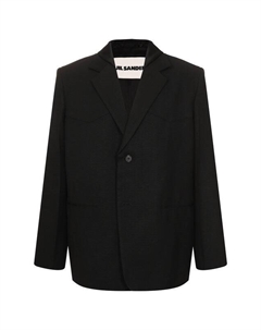 Пиджак из вискозы и шелка Jil sander