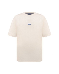 Хлопковая футболка Hugo blue