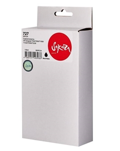 Картридж струйный B3P22A (№727 Matte Black) для HP Designjet T920/T930/T1500/T1530/T2500/T2530, пигментный тип чернил, черный матовый Sakura