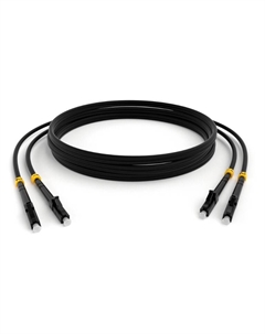 Патч-корд волоконно-оптический LC-LC duplex 25m DPC-SM-LC-25-LSZH-BK LSZH,Черный Vimcom